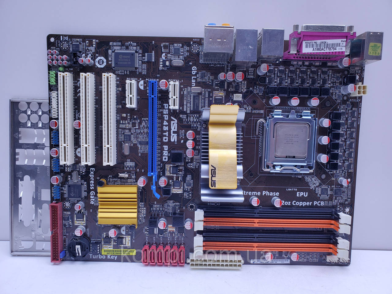 Материнська плата s775 ASUS P5P43TD PRO (Socket 775, DDR3, P43 ,б/у)