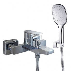 Змішувач для ванни TOPAZ SARDINIA TS 08131-H19N EURO cartridge D35, комплект із душем