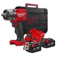 Гайковерт імпульсний компактний 1/2" (881 Нм) з фрикційним кільцем MILWAUKEE M18 FMTIW2F12-502X