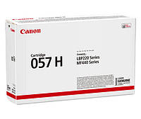 Картридж Canon 057H 10К,LBP223dw/226dw/228x / MF443dw/445dw/446X/ MF449X Black (еврокартридж, Восстановленный)