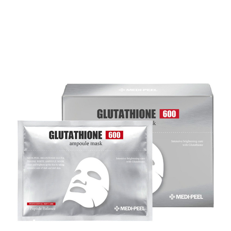 Тканевая маска для лица с глутатионом Medi Peel Bio-Intense Glutathione White Ampoule Mask, 1 шт - фото 1 - id-p1962115258