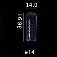 Верхні форми для нарощування нігтів 120 шт Koper №14