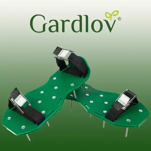 Сандалии аэраторные для газона Gardlov 20704 Обувь с шипами для аэрации с металлическими застежками - фото 10 - id-p2106491900