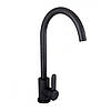 Змішувач для кухні Globus Lux WIEN SUS2-203S-BB Чорний, Нержавійка, На Гайці, фото 3