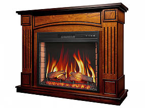 Декоративний електрокамін обігрівач з порталом, камінокомплект ArtiFlame BOSTON AF28S дуб антик (зі звуком), фото 3