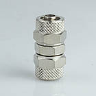 Фітинг пневматичний ABU10*6.5 прямий під трубку D10х6.5