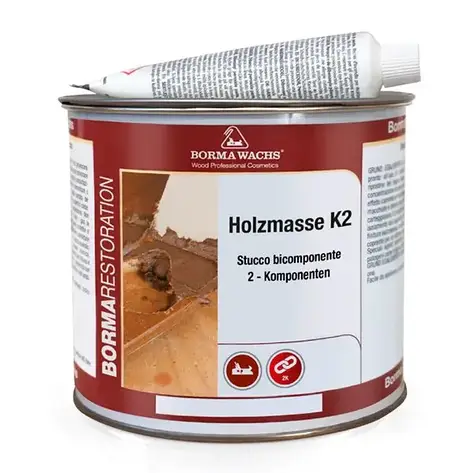 Шпаклівка Holzmasse k2 1кг\750мл 1960TR-6T, фото 1