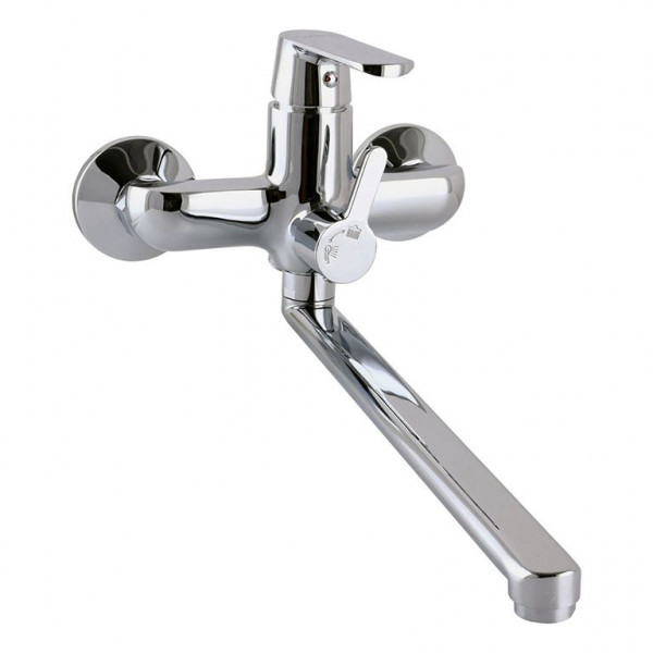 Змішувач для ванни Globus Lux Laguna GLA-0208 EURO латунь L350мм, комплект із душем, фото 1