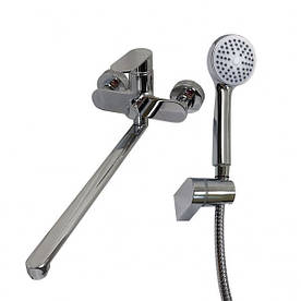 Змішувач для ванни Globus Lux Ontario GLO-0208 латунь L350мм, комплект із душем