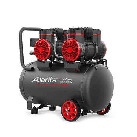 Компресор безмасляний поршневий 50л 220В AUARITA 2-1450X2F50-220, фото 1