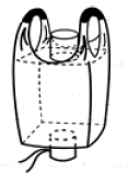 Мешок биг бэг 90х90х150 двухпетлевой с клапаном загрузки и донной выгрузки. От 10штук
