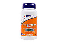 Л-карнитин L-carnitine, Now Foods, 250 мг, 60 капсул