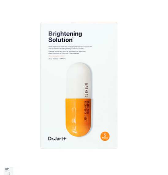 Освітлююча маска для обличчя Dr. Jart+ Dermask Brightening Solution 30 г, 5 шт