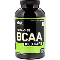 BCAA, 1 г, Optimum Nutrition, 400 капсул