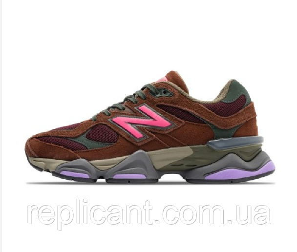 Мужские кроссовки New Balance 9060 "Burgundy Pink" кросівки унісекс New Balance, фото 1