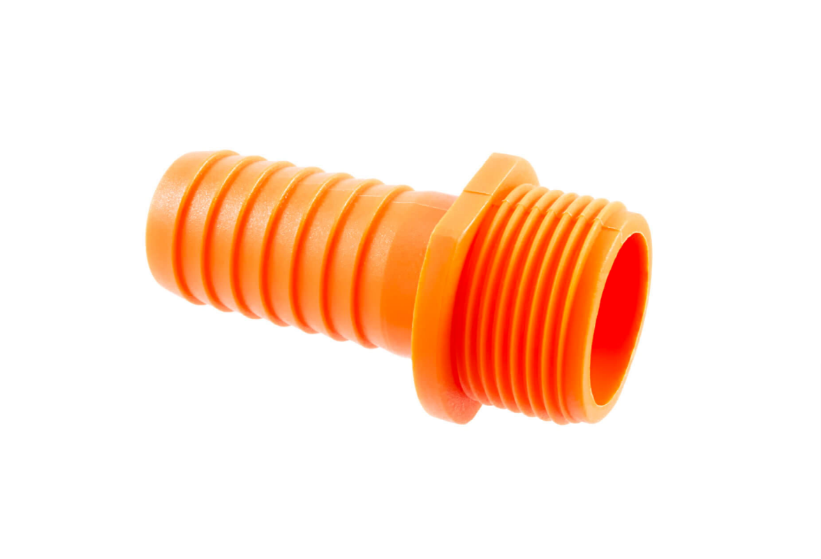 Штуцер для шланга пластиковый 3/4'' НР x 20 мм SLD с наружной резьбой ...