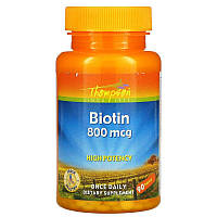 Биотин "Biotin" Thompson, 800 мкг, 90 таблеток