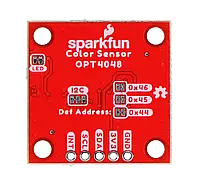 Датчик кольору SparkFun Tristimulus - OPT4048DTSR - Qwiic - SparkFun SEN-22638