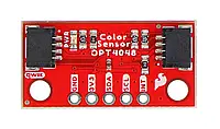 Датчик кольору SparkFun Mini Tristimulus - OPT4048DTSR - Qwiic - SparkFun SEN-22639