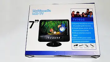 7" TV Портативний телевізор USB SD