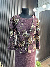 Стильний жіночий костюм-двійка, тканина "Ангора" 56, 58, 60, 62 розмір 56, фото 5