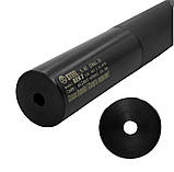 Глушник STEEL Gen 2 5.45, різьба 24×1.5 long (на АК-74, АКСУ та ін.) + буфер віддачі, фото 3