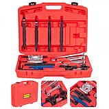 Знімач універсальний гідравлічний 3в1, хід штока 75-105 мм, 13 предметів (C-5073) ALLOID, фото 2