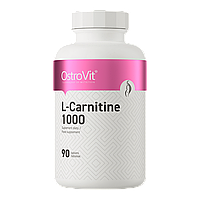 Высокоэффективный жиросжигатель для спортсменов OstroVit L-CARNITINE 1000 90 tabs