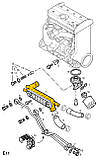 Масляний радіатор 90529109 Opel Sintra з нержавіючої сталі, фото 6