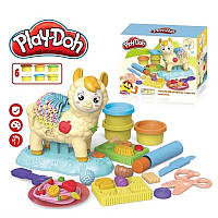 Тісто для ліплення Альпака Play-Doh (6 кольорів тіста, молди, аксесуари) PD 8680