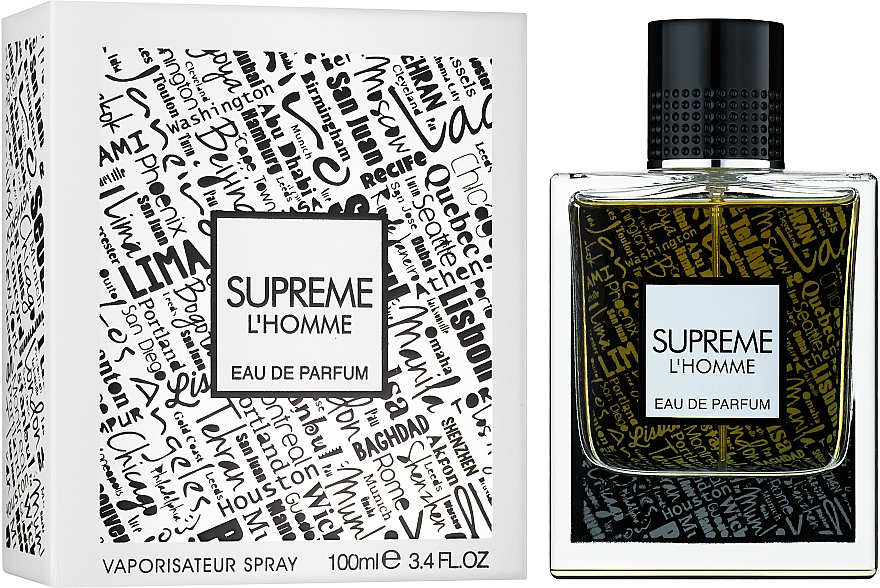 Парфумована вода Fragrance World Supreme L'Homme для чоловіків — edp 100 ml