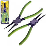 Щипці/сегера для стопорних кілець стиск прямий 175мм (СК-6044А) (СК-6044А) ALLOID, фото 4