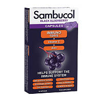Добавка для иммунитета с бузиной Immuno Forte Capsules, Sambucol, 30 капсул