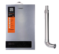 Колонка газовая турбированная Thermo Alliance SG20-10ETP18 (Silver) + труба