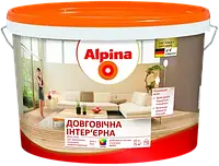 Краска интерьерная латексная шелковисто-матовая Alpina "Долговечная интерьерная" База 1, 10 л.