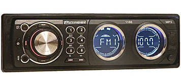 Автомагнітола 1166 — USB+SD+AUX+FM (4x50W)