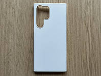 Чехол - бампер (чехол - накладка) для Samsung Galaxy S23 Ultra белый, матовый, ударопрочный пластик