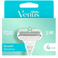 Сменные картриджи Gillette Venus Smooth Sensitive (4 шт.)