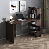Стіл письмової з полицями праворуч, для ноутбука та комп' ютера M-15, фото 6