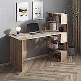 Стіл письмової з полицями праворуч, для ноутбука та комп' ютера M-15, фото 7