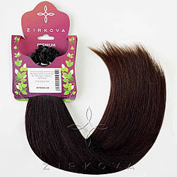 Натуральне Волосся на Капсулах 45 см 108 грам, Чорний №1B