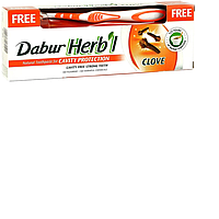 Зубна паста Гвоздика 150 г+щітка Dabur Herbl