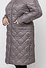 Пальто демісезонне з паском,48-68,мокко, фото 4