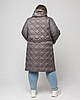 Пальто демісезонне з паском,48-68,мокко, фото 10