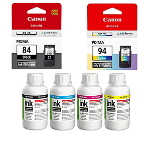 Набір картриджів струменевих Canon PG-84 + CL-94 (8592B001) + Чорнило ColorWay CW-CW445/CW446SET02, фото 1
