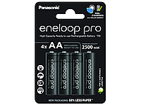 Аккумуляторы AA Panasonic Eneloop Pro 2500 mah (min. 2550 mah) BK-3HCDE/4CP 4шт