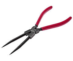 Щипці для внутрішніх стопорних кілець подовжені прямі 75мм (стиск)