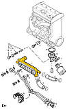 Патрубок Opel Astra, Tigra 2.0-2.2l  (0650779)з нержавіючої сталі, фото 5