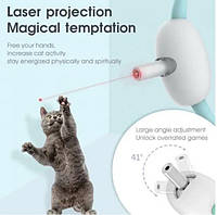 Интерактивная игрушка смарт ошейник со встроеным лазером для котов Smart laser collar