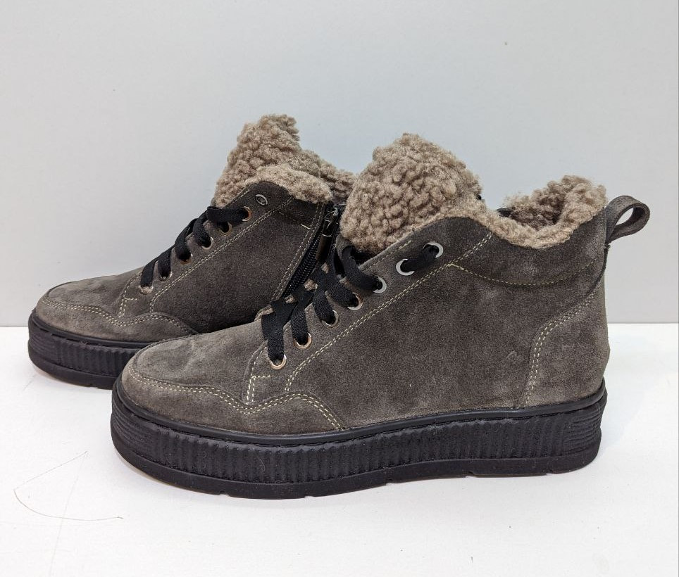 STTOPA деми зима. Розміри 36-41. Черевики на широку ногу великих розмірів шкіряні. 416-3641 Коричневі, фото 1